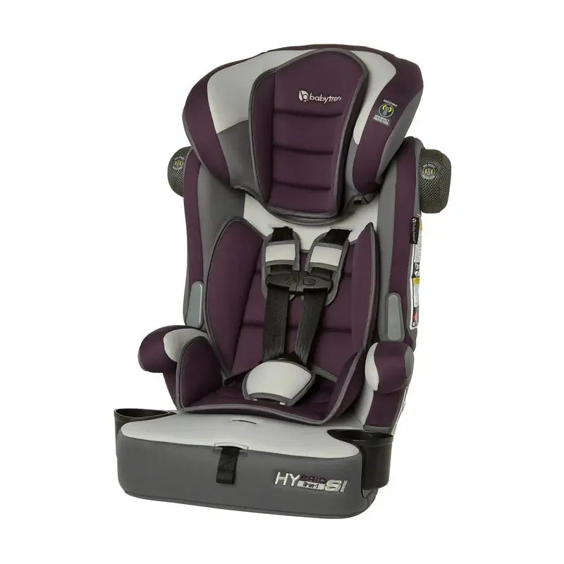 Baby Trend Hybrid SI 3-in-1 Booster Car Seat with Side Impact Protection & Reversible Inserts Forward Facing Cup Holders
