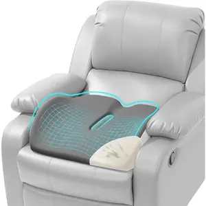 Recliner Cushions for , Memory  Recliner Cushions for Long Sitting, Chair Seat Pad for   with Detachable Cover(Grey)