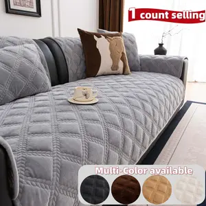 1 Pc Quilted Sofa Cover for Couch, Pet Friendly Non Slip Couch Protector Pad, Soft Plush Furniture Cover for Dogs & Cats, Multi-Use Couch Mat for Loveseat, Recliner, Bed, Rug, Pet Bed & Home Decor, Multi-Color