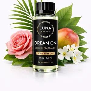 DREAM ON 120ML Pure Natural Aroma Oil - Home Fragrance Freshener for Aromatherapy Diffusers, Relaxation, and Home Scenting