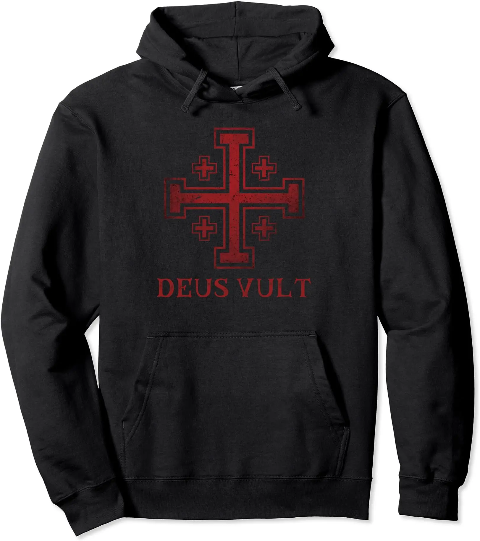 Catholic Knight Templar Crusader Cross Pullover Hoodie