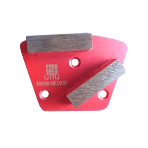 Concrete Surface Prep-60/80 Grit Double Segment Diamond Grinding Shoes: Screw-On SASE