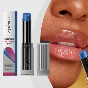 Midnight Blue Temperature-Change Lipstick, Nourishing Moisturizing Lip Balm, Improves Dryness, Hydrating Lip Care, Lip Gloss