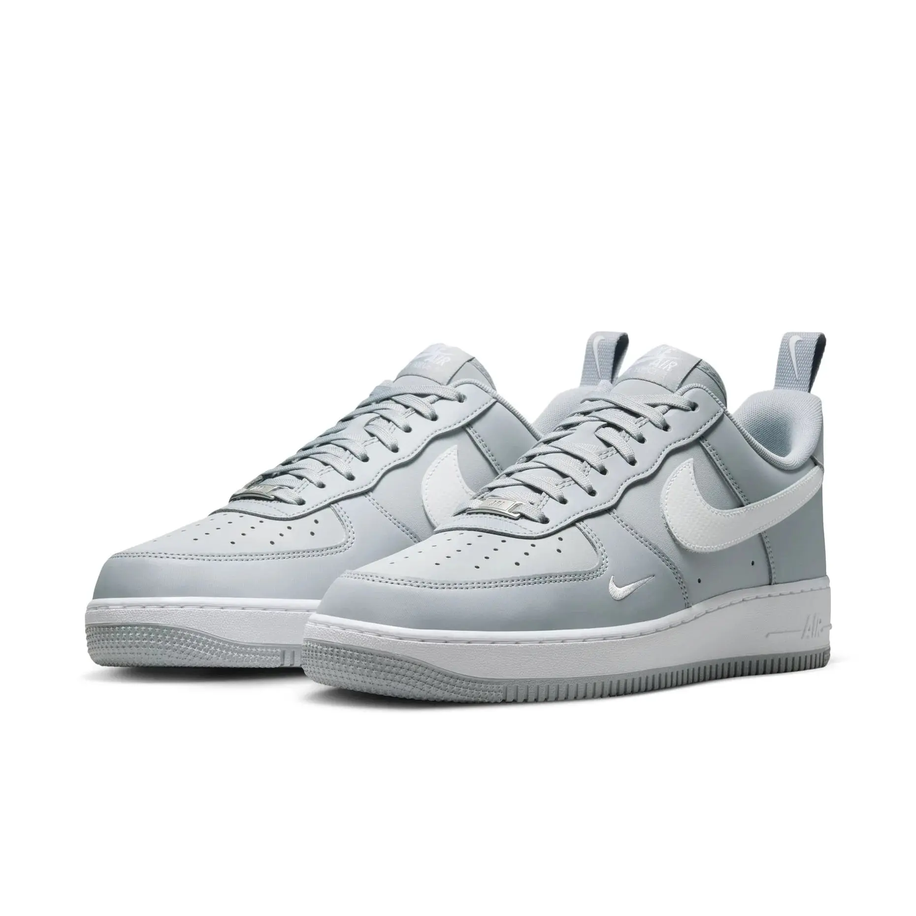 Men's Nike Air Force 1 Low "Carbon Fiber Swoosh Wolf Grey" IR5599-002 Fashion Athletic Sneaker