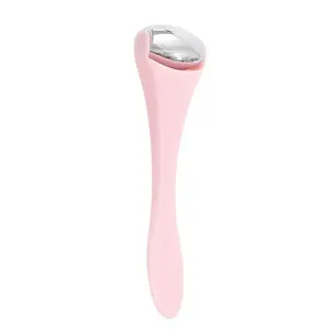 Ice Roller for Face – Stainless Steel Ice Face Roller to Reduce Puffiness, Redness & Headaches – Cooling Facial Roller for Skin Care, Irritation Relief & Spa-Like Experience at Home, Suitable for Face & Eyes, Face Sculpt Tool -Pink