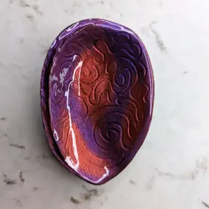 hand sculpted abalone shell