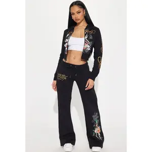 Ed Hardy Swallow Bird Sweatpant - Black R