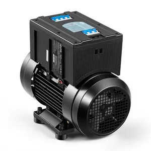 VEVOR Single Phase to 3-Phase Rotary Converter, 2.5HP 7A 208-240V Input/Output Rotary Phase Converter - Expandable to Higher Horsepower for Heavy-Load Equipment