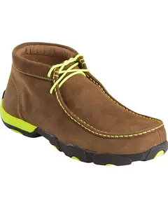 Twisted X Men's Lace-Up Driving Mocs Steel Toe - Mdmst02