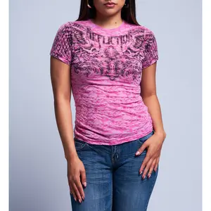 Affliction Women's T-shirt Winged Up
