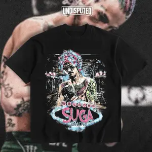 UNDISPUTED Sean O'Malley Wellcome To The Suga Show Heavy Cotton Shirt UFC Shirt MMA Fight Night Tshirt Hoodie Zip Up Hoodie UFC Fan Apparel Menswear Direct-to-garment Breathable Printing 028
