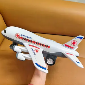 Plane Toy Inertial Model, Realistic Design, Perfect Gift for Boys and Girls, Christmas Present, Fun Educational Plaything