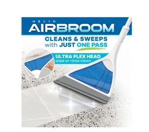 Helio AirBroom, All Surface Lightweight Silicone Broom