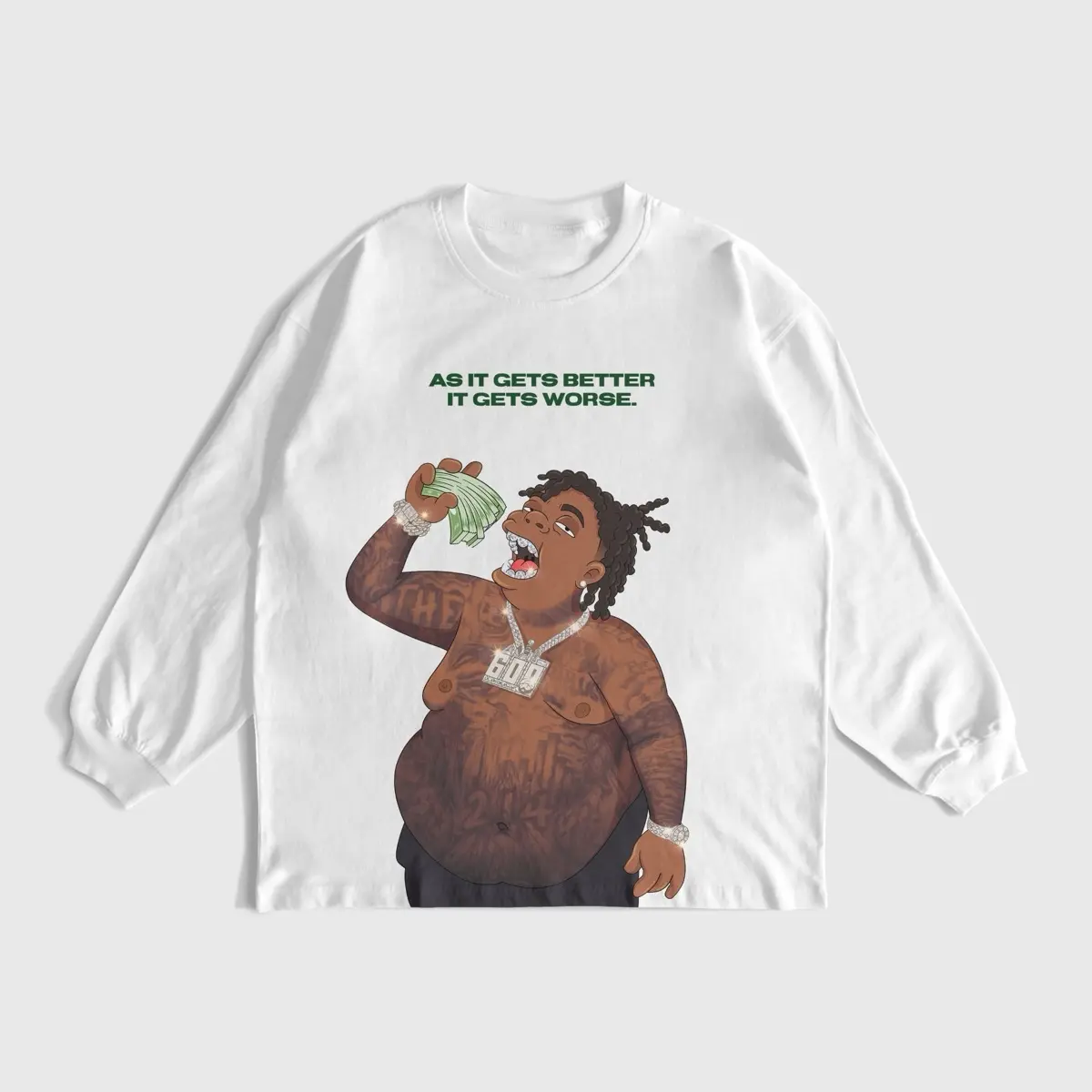BigXThaPlug - As Things Get Better Tee Streetwear Tshirt Top Womenswear Crewneck