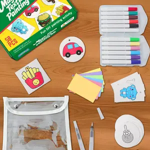 58 Pcs Hand painting Magic Foam Texture Painting Refill Paper Kit, Kids DIY hobby Mess-Free Magical Craft Activities, Portable Travel Toys for DIY Decoration. Creative Art Supplies, Ideal Gifts for Boys and Girls Ages 4 to 10 Deals for You Days