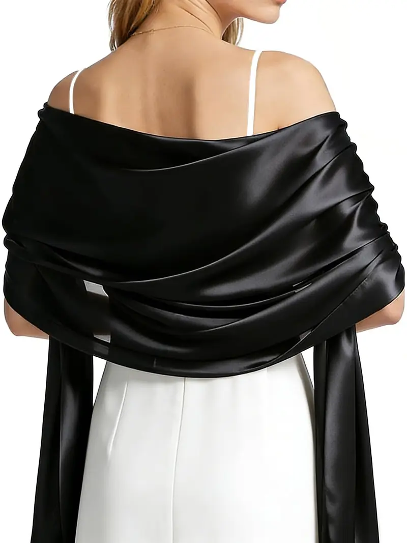 slim fit dress slacks Soiree Shawl ~ Black Chiffon – Show Me Your Mumu