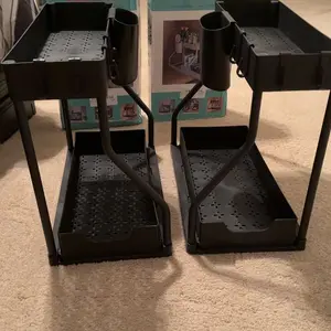 2-Layer Pull-Out Storage Rack, Large-Capacity Drawer, Home Organizer for Kitchen and Bathroom #TOP PICKS