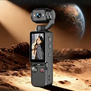 Handheld Action Camera with 180° Rotatable Lens, Auto Focus, Perfect for Vlogging. Compact and Portable, Great for Outdoor Shooting. Easy To Carry and Capture Every Wonderful Moment.