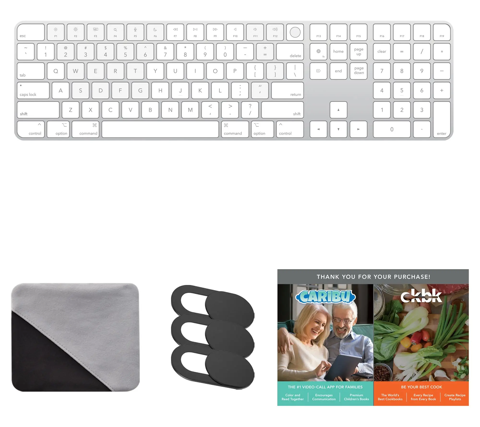 Apple Magic Keyboard with Touch ID and Numericeypad Apple Magic Keyboard with Touch ID and Numericeypad