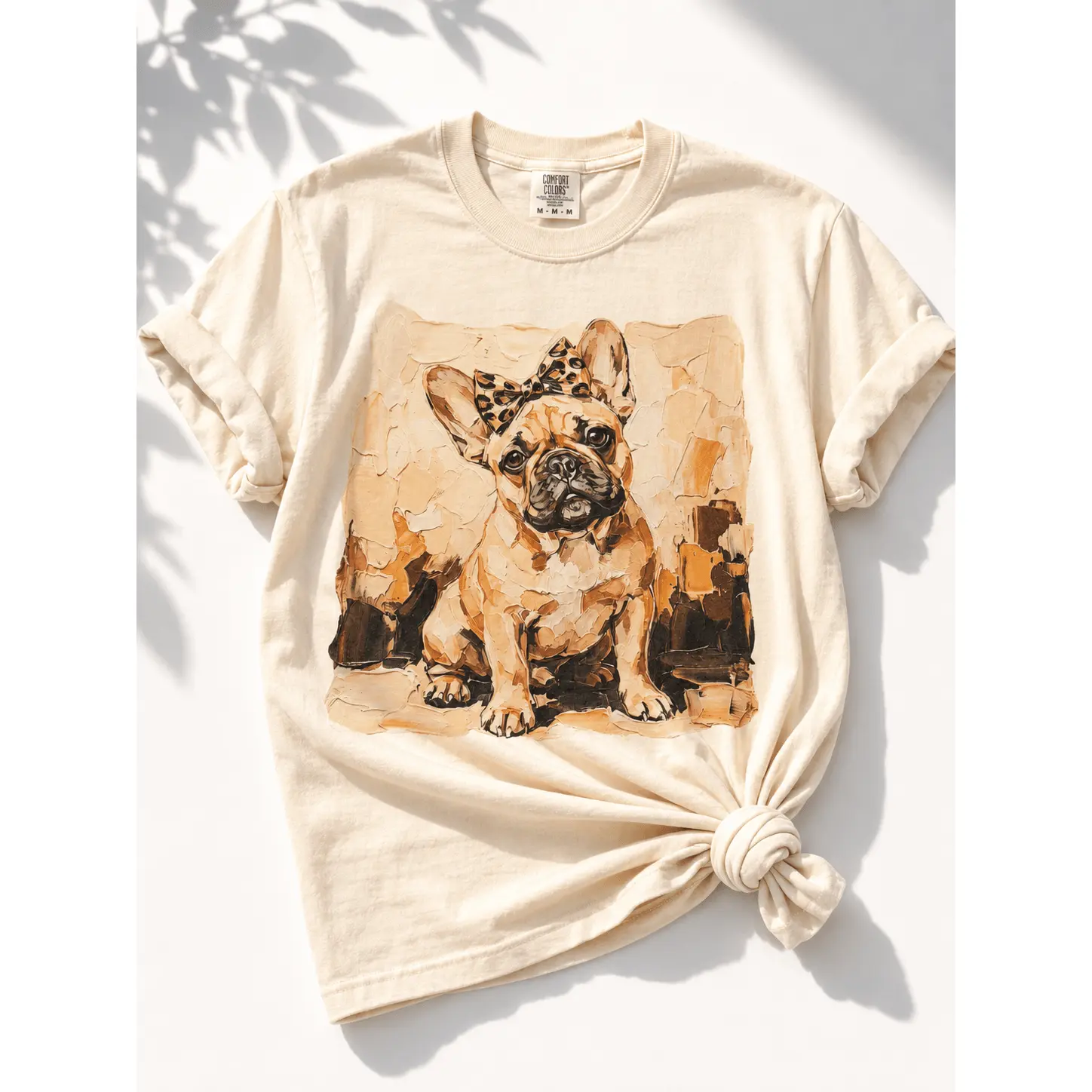 Plus/Reg Short Sleeve French Bulldog Graphic Tee