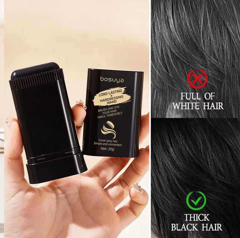 Bosuya Ultimate Hair Dye Comb 20ml Waterproof Disposable Gentle Application Fast Replenishment Long Lasting Color Does Not Fall Out Haircare Blonde Highlights 01#Black Moisture Salon