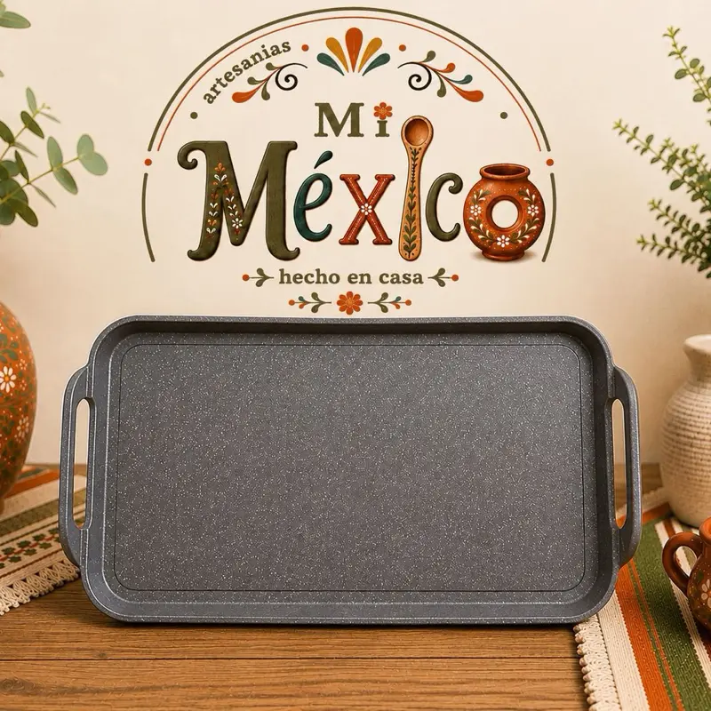 Comal de Mármol Double Griddle Extra Heavy Duty. Comal de Mármol Double Griddle Extra Heavy Duty.