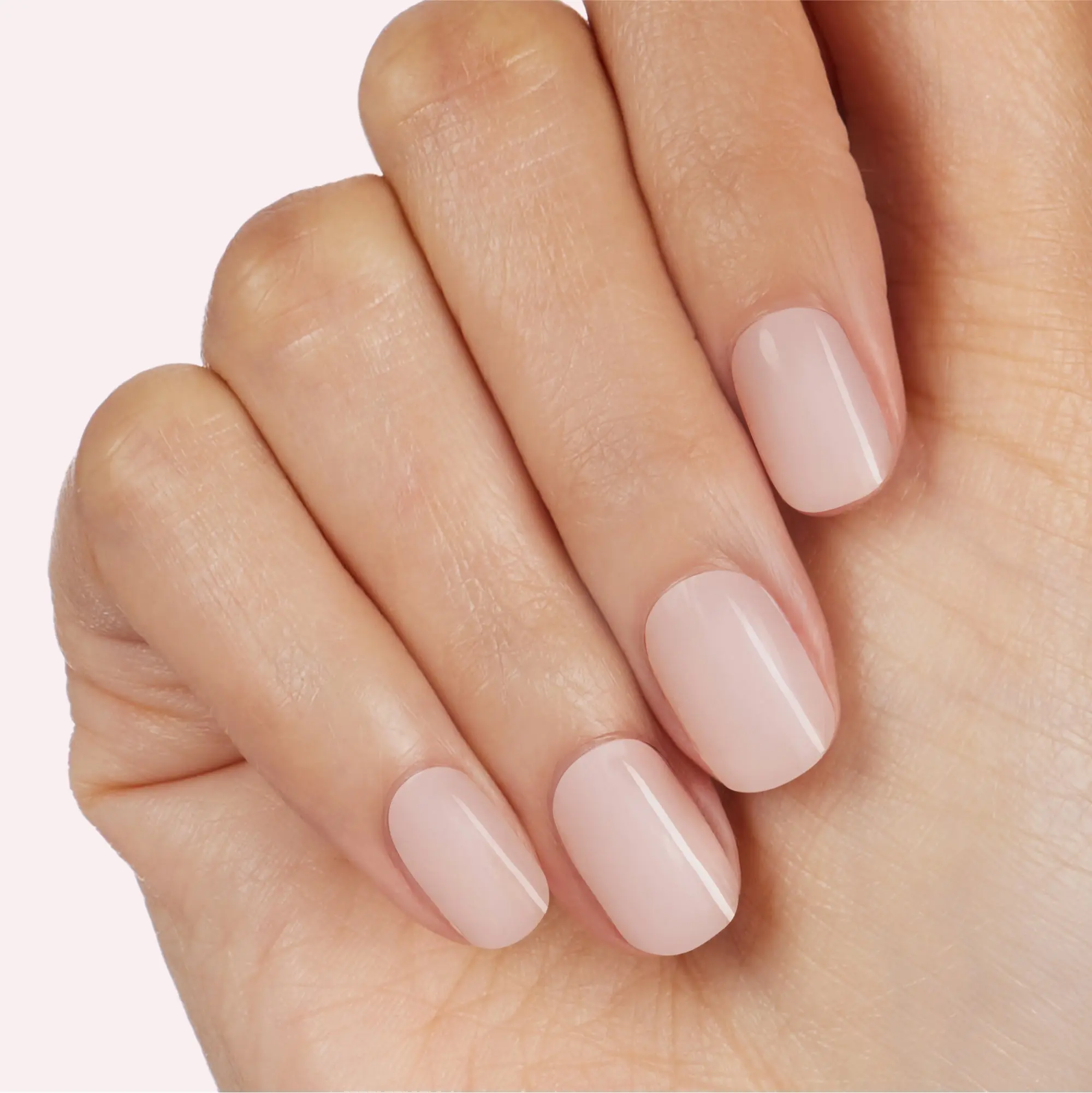 DASHING DIVA Aristocrat Semi-Cured Gel Nail Strips - Nude Peach