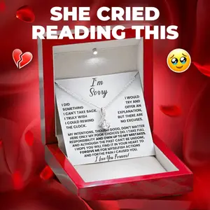 I'm Sorry Gift - Apologies Gift for your Wife/Girlfriend -Forever Love Necklace