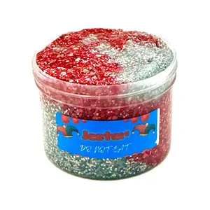 Jester 8oz Clear Glitter Slime Fun Freebies in Every Order - Perfect for Kids and Adults