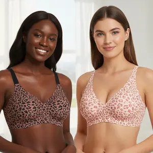MIANZHI Women Jelly Bras No Underwire Scalloped Push Up Buttery Soft Tshirt Bra Seamless Full Coverage Convertible Everyday Bra summerwins