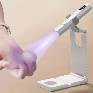 A mini handheld nail lamp with LED display and a portable relaxation light are very suitable for travel and provide high-quality gifts for families.