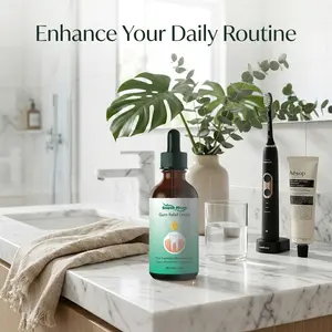 Stop Gum Recession Fast!  Gum Relief Drops for Sore Bleeding Gums | Natural Gingival Treatment Serum to Restore Gum Health & Reduce Sensitivity | Professional Oral Care Solution | Strengthens Teeth Attachment Naturally | Vegan & Easy to Use Daily Routine
