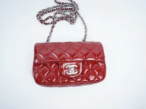Pre-owned CHANEL patent Crossbody Bags Classic Quilted Extra Mini Flap Bag