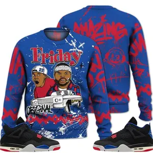 2025 Rare Air 4s Sweatshirt, 4 Rare Air Outfits Shirt, Meme Friday Outfits Streetwear Unisex Sneaker Matching Graphic Tee Fabric Fleece