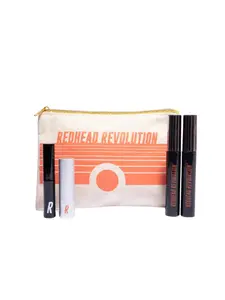 Redhead Revolution The Makeup Set - Includes Vegan Gingerlash Mascara, Color Wash Lipstick & Brow Love - Everyday Easy Look - US Origin