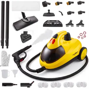 Steambot Steam Cleaner With High Pressure Steam, 2L Large Water Tank, 30 Accessories Detachable Steam Mop, Heavy Duty Chemical-Free Deep Cleaning for House, Kitchen, Bathroom, Car, BBQ Grill, Multi-Purpose Cleaning Steamer, SummerWins, DealsForYouDays