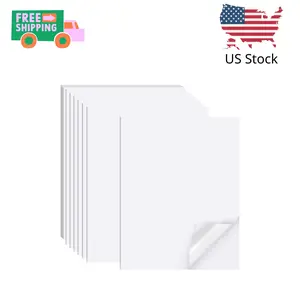 Printable Sticker Paper for Inkjet Printer, 40 Sheets 8.5"x11'' Matte Sticker Printer Paper