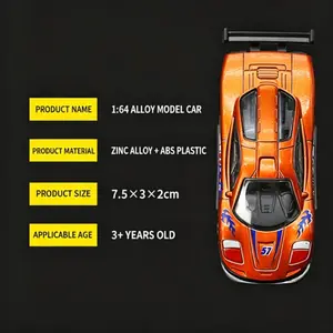6-Piece Alloy Race Car Toy Set, Collectible Model 1:64 Scale, Rally Simulation, Vibrant Mini Metal Cars, Perfect for Party Gifts