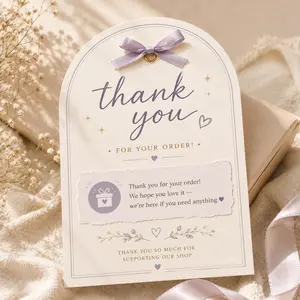 Umex Nail Care Printed Card Insert - Complimentary Gift Note, Set of 3 Office Stationery Card