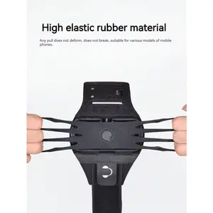 Adjustable Detachable Phone Arm Strap, Fits 4-6.5 Inch Phones, Ideal for Running Cycling Delivery, Outdoor Sports Wristband