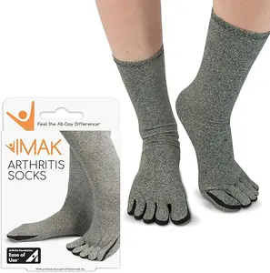 Brownmed - IMAK Compression Arthritis Socks - Comfortable Compression Socks for Men & Women - Arthritis & Circulation Support
