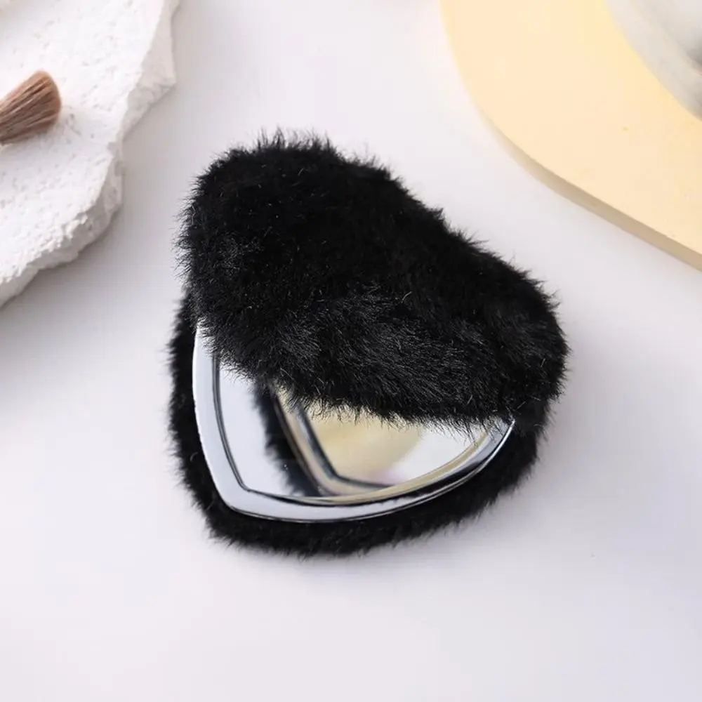 Folding Makeup Mirror Double-sided Elegant Travel Handheld Mirror Valentine's Day Gift Mini Pocket Cosmetic Mirror Student