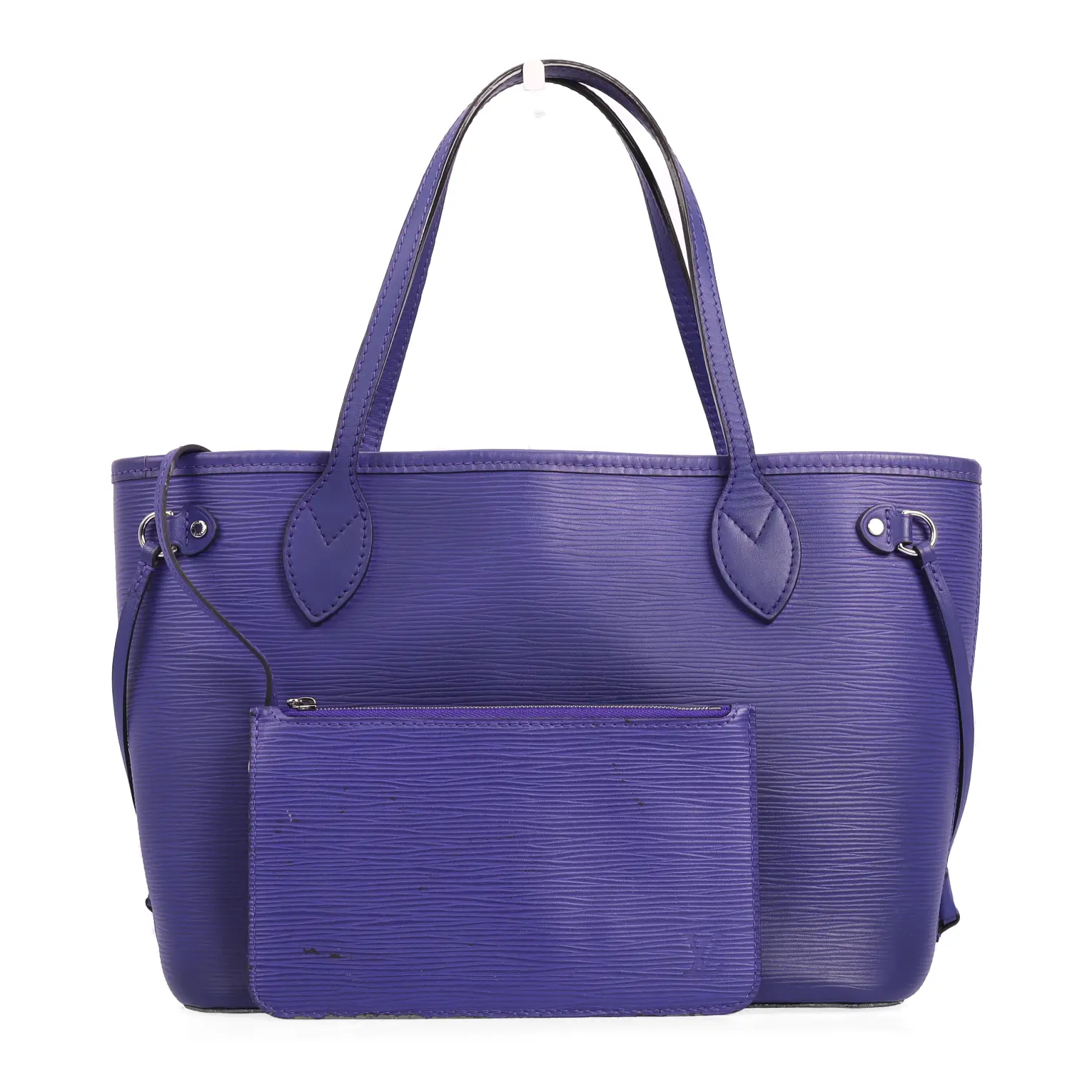 Pre-owned Louis Vuitton Epi Calfskin Shoulder Bags Neverfull Purple 12550346