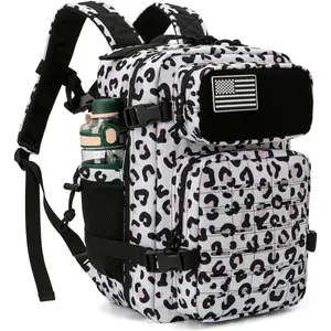 25L Military Tactical Backpack For Men Molle Daypack 3 Day Bug Out Bag Hiking Rucksack With Bottle Holder gymsharkminibag