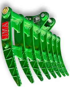 48" Brush Rake for 4 - 6 Tons Mini Excavators. 45mm Pins