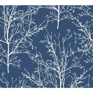 NextWall Tree Branches Peel and Stick WallpaperRoll