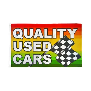 Quality Used Cars 3x5ft Polyester Fabric Banner - Bold Dye Sublimation Print, Header Tape for Festive, Party Backdrops, Banners, Bold Print
