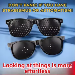 Pinhole Vision Improve Glasses for Eyes Exercise & Vision Correction Lightweight Anti-Fatigue Eyewear for Adults & Children Comfortable Design with Innovative Pinhole Technology TikTok Black Friday-01