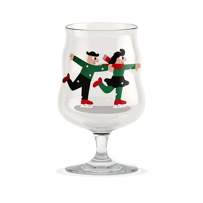 Holmegaard x Mikkeller Universal Beer Christmas Glass, 13.5 Oz