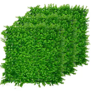 Artificial Grass Wall Panels, 20”x20” (20 Pcs) Boxwood Privacy Screen with UV Protection – Indoor Outdoor Green Wall Decor for Patio, Garden, Backyard, Balcony & Event Backdrop, Easy to Install & Maintain